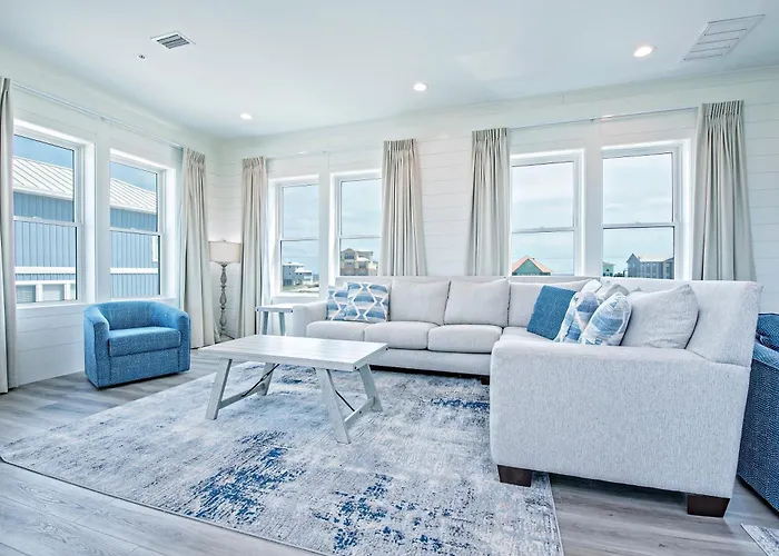 Over The Moon - 8 Bedroom - Sleeps 28 - Private Pool & Pier - Prickett