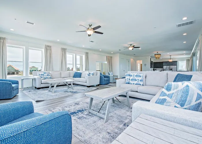Over The Moon - 8 Bedroom - Sleeps 28 - Private Pool & Pier - Prickett * Gulf Shores